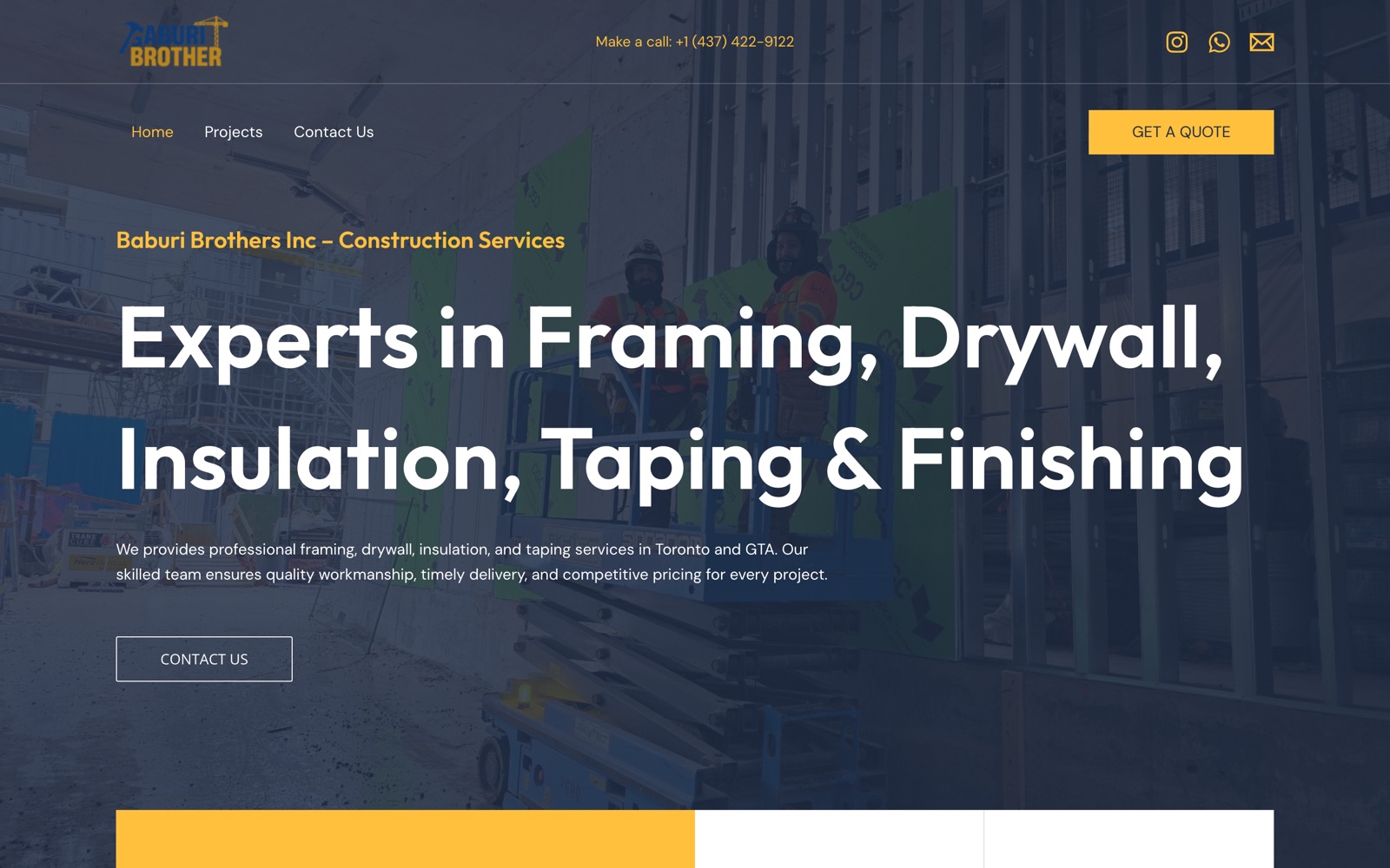 Baburi Brothers Inc website